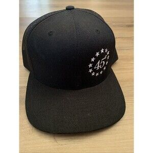 Be OG! Trump 2024 45 47 Squared Second Term Hat Embroidered Snapback EUC